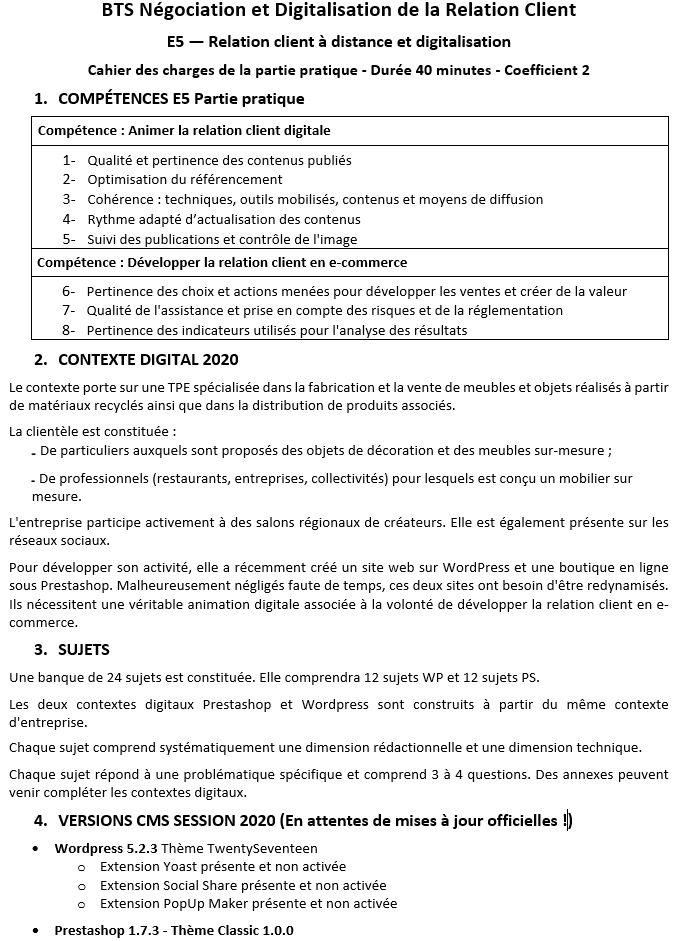Contexte digital RCDD E5b digitalisation version 2020 à 2022